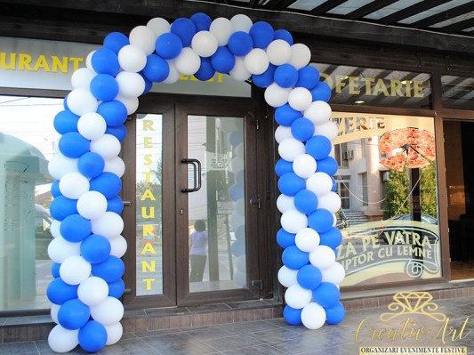 arcada baloane botez baiat