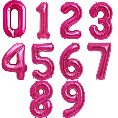 balon folie metalizata magenta